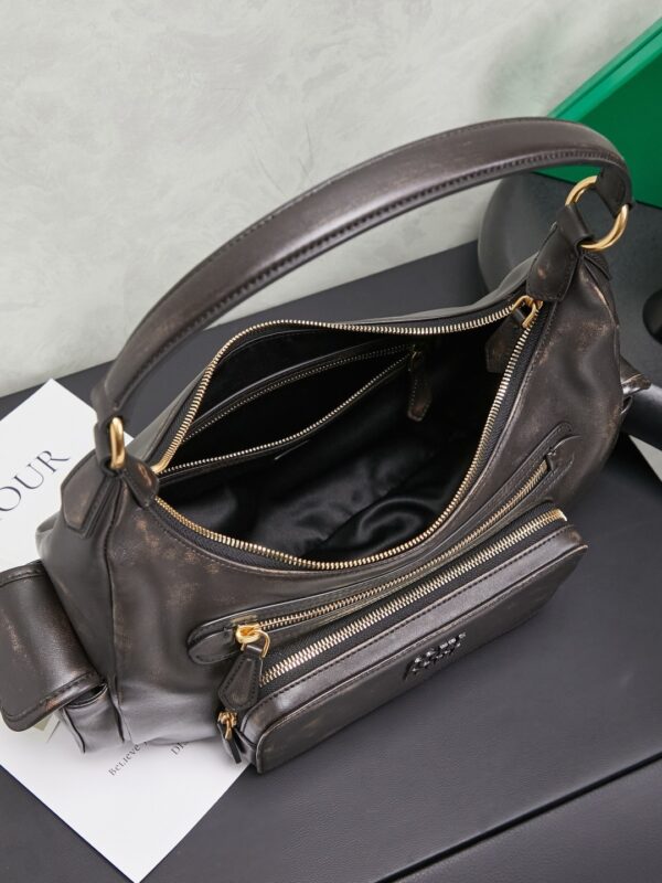 sy_no_853F838192E1780C39F0158A785EBDB1_7 Miu Miu Women's Vintage-Style Biker Shoulder Bag