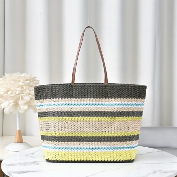 Miu Miu Women's Large Woven Fabric Tote/Shoulder Bag