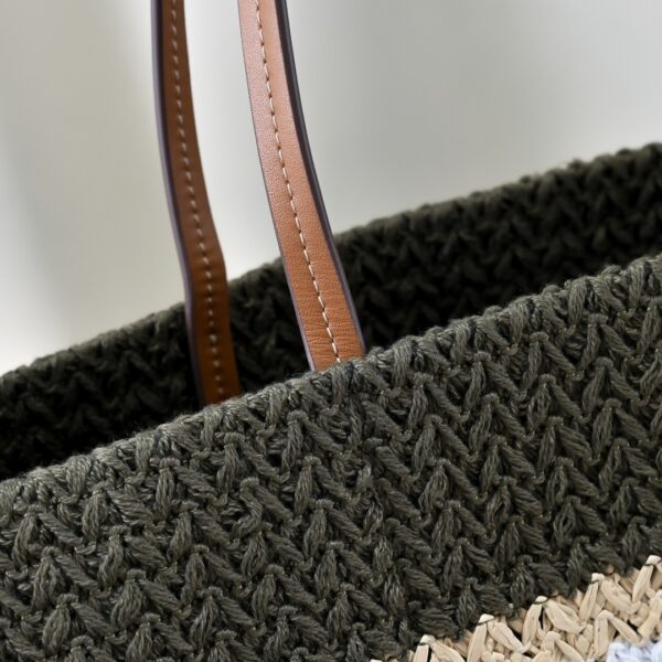 Miu Miu Women's Large Woven Fabric Tote/Shoulder Bag