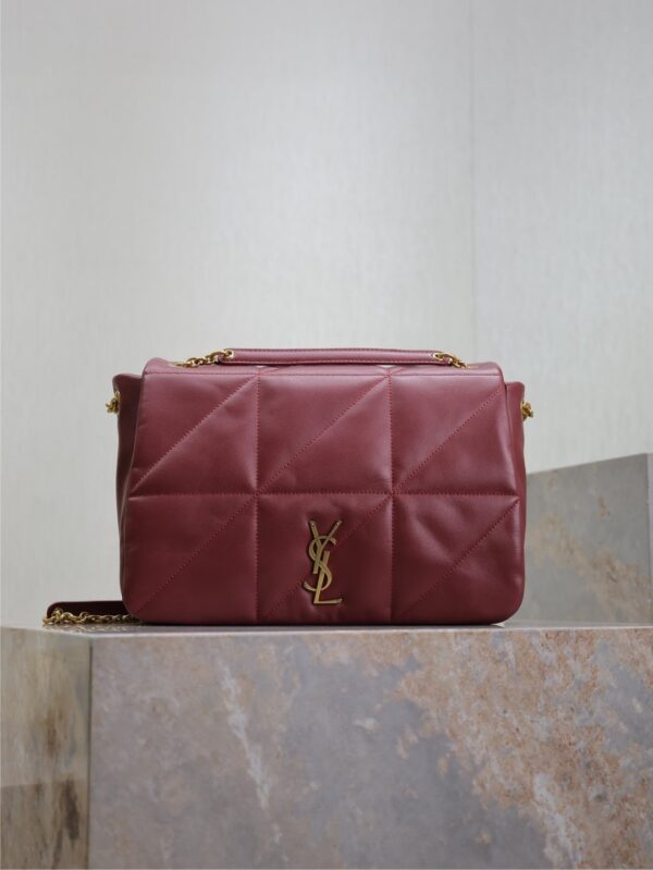 YSL Jamie 4.3 29cm Shoulder Bag – Red Lambskin