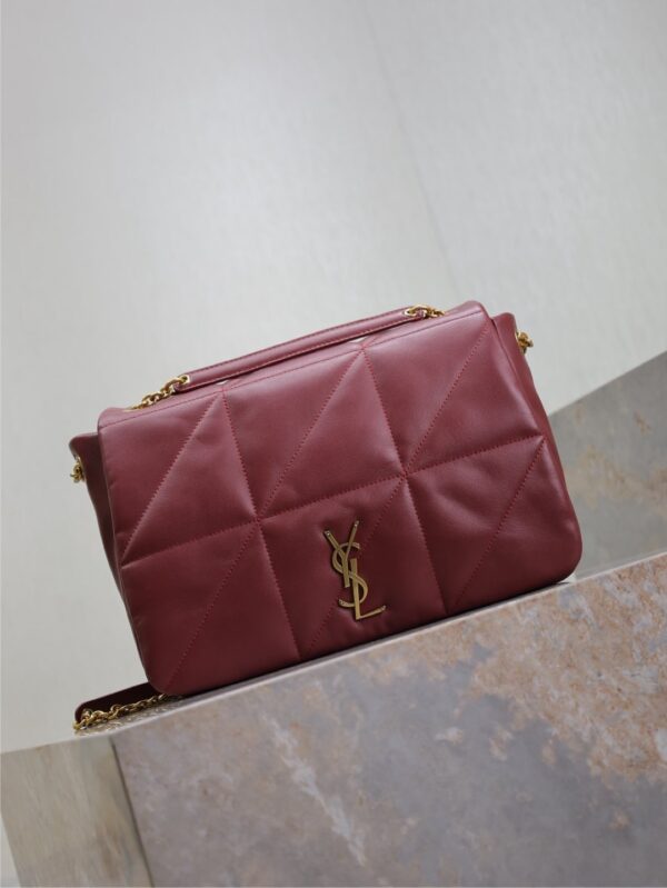 YSL Jamie 4.3 29cm Shoulder Bag – Red Lambskin