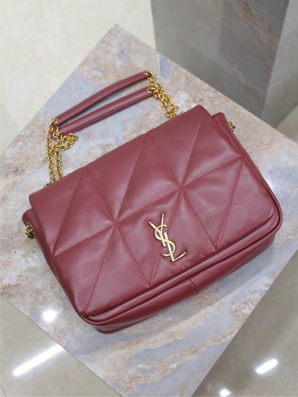 YSL Jamie 4.3 29cm Shoulder Bag – Red Lambskin