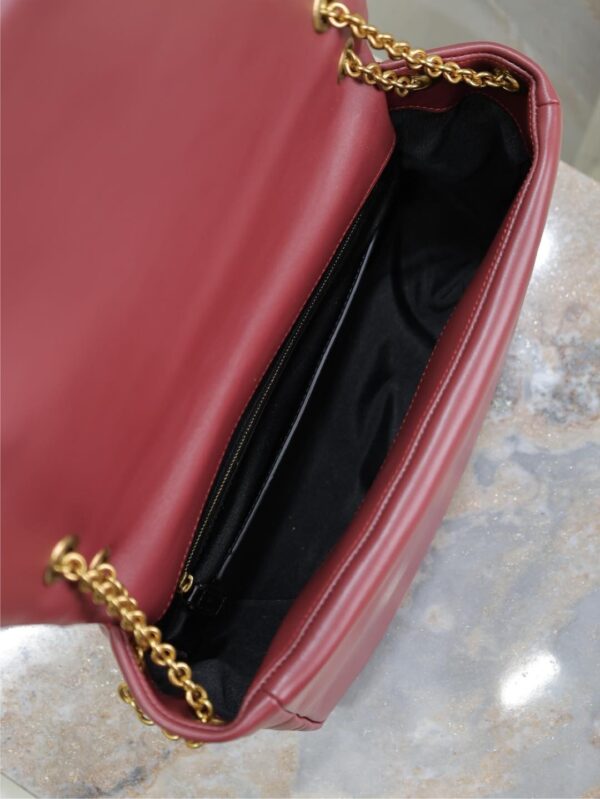 YSL Jamie 4.3 29cm Shoulder Bag – Red Lambskin