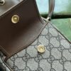 sy_no_85C4482066EDF53BE7EFF970EAC49155_7 Gucci Interlocking G GG Supreme Mini Drawstring Bucket Bag – Brown