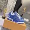 sy_no_8636F688ECFA5F6A4E6A512DD6094EB4_1 Royal Blue Suede Velcro Retro Basketball Sneakers