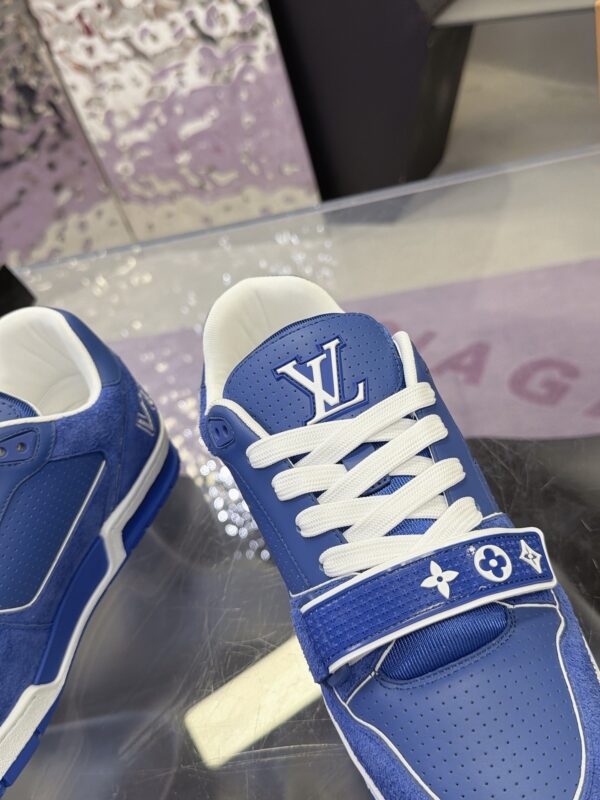 sy_no_8636F688ECFA5F6A4E6A512DD6094EB4_5 Royal Blue Suede Velcro Retro Basketball Sneakers