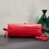 sy_no_86A1FD5F6BA1AEEEBB22F98ACC8817F6_3 Red Leather Front-Zip Double-Handle Shoulder Crossbody Bag