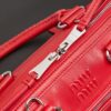 sy_no_86A1FD5F6BA1AEEEBB22F98ACC8817F6_7 Red Leather Front-Zip Double-Handle Shoulder Crossbody Bag
