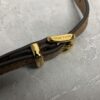 sy_no_86C4F40EBCF746C5C1DAB1F98C6B6EB6_5 Brown Smooth Leather Gold-Hardware Flap Shoulder / Crossbody Bag