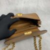 sy_no_86C4F40EBCF746C5C1DAB1F98C6B6EB6_7 Brown Smooth Leather Gold-Hardware Flap Shoulder / Crossbody Bag