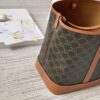 sy_no_86DF74CD0D0649AF4181CAD6F61F14EB_2 CELINE Women's Triomphe Canvas Small Bucket Bag (Shoulder/Crossbody)