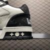 sy_no_87EFA0A5DCEB9966676227518030AD2B_3 Louis Vuitton LV Trainer Black & White Denim Velcro Sneakers