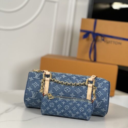 sy_no_885D3F174AD8539A862E4B8779C15BE8_0 Louis Vuitton Papillon Handbag – Monogram Denim