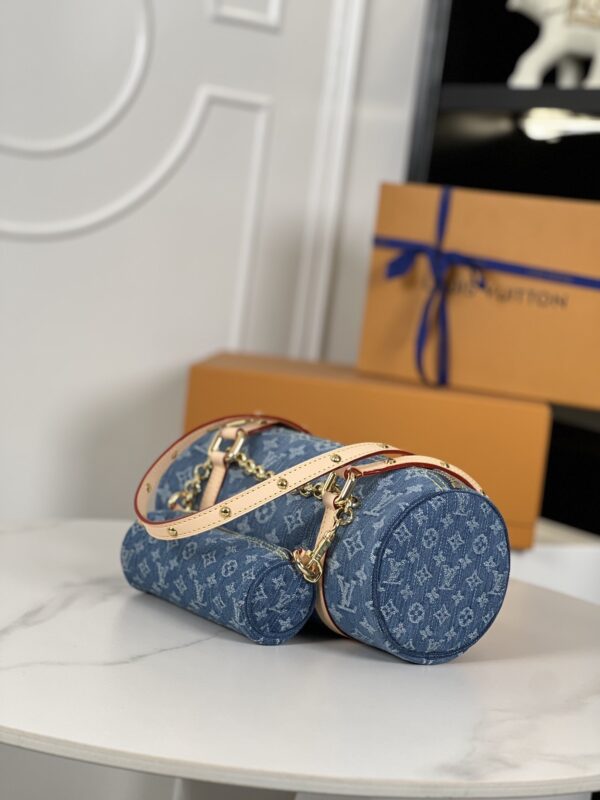 sy_no_885D3F174AD8539A862E4B8779C15BE8_1 Louis Vuitton Papillon Handbag – Monogram Denim