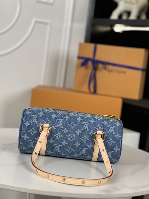 sy_no_885D3F174AD8539A862E4B8779C15BE8_3 Louis Vuitton Papillon Handbag – Monogram Denim