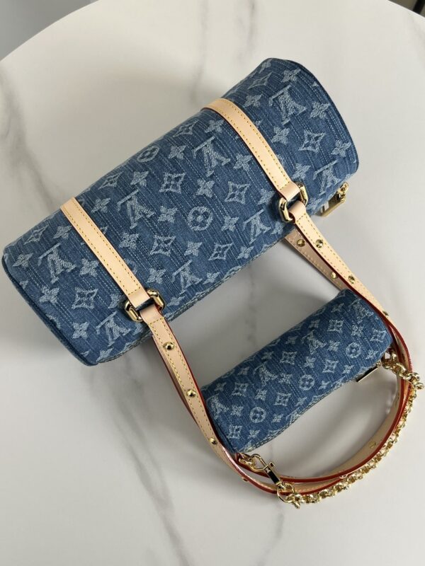 sy_no_885D3F174AD8539A862E4B8779C15BE8_4 Louis Vuitton Papillon Handbag – Monogram Denim