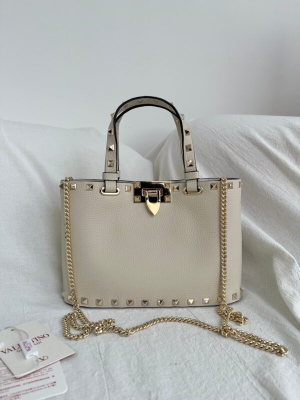 sy_no_888124C55F9579E2E8FE71760DF52D2D_0 Valentino Women's New Compact Calfskin Handbag with Chain Strap