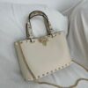 sy_no_888124C55F9579E2E8FE71760DF52D2D_1 Valentino Women's New Compact Calfskin Handbag with Chain Strap