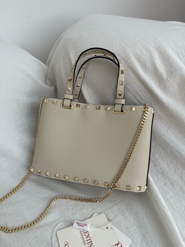 sy_no_888124C55F9579E2E8FE71760DF52D2D_3 Valentino Women's New Compact Calfskin Handbag with Chain Strap