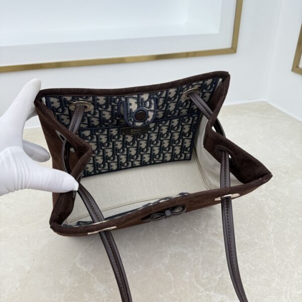 sy_no_88D5997C3CD96EC56F55FB1AAF30E083_7 Dior Bow Tote Bag – Coffee Brown Italian Leather