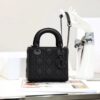 sy_no_893E822FCAE043034F6F35061BBCFC31_0 Lady Dior Ultra Mat Mini Handbag – Black