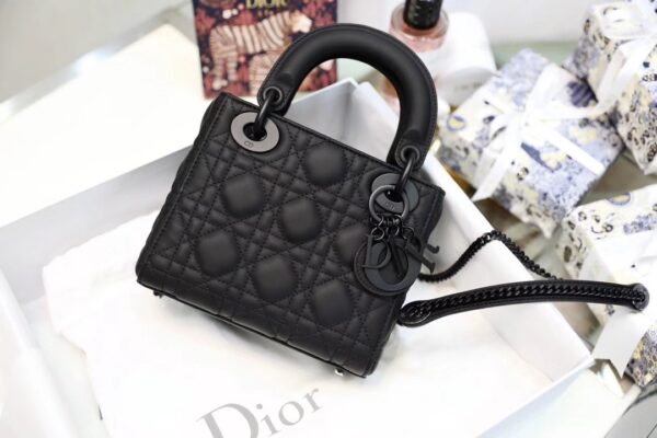 sy_no_893E822FCAE043034F6F35061BBCFC31_1 Lady Dior Ultra Mat Mini Handbag – Black
