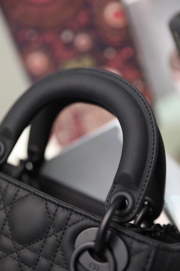 sy_no_893E822FCAE043034F6F35061BBCFC31_3 Lady Dior Ultra Mat Mini Handbag – Black