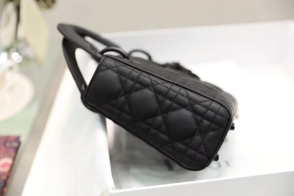 sy_no_893E822FCAE043034F6F35061BBCFC31_6 Lady Dior Ultra Mat Mini Handbag – Black