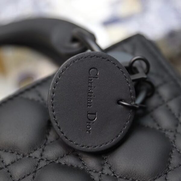 sy_no_893E822FCAE043034F6F35061BBCFC31_7 Lady Dior Ultra Mat Mini Handbag – Black