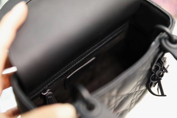 sy_no_893E822FCAE043034F6F35061BBCFC31_8 Lady Dior Ultra Mat Mini Handbag – Black