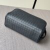 sy_no_8A1C5840289EB2B0C9BCAA24D235C49D_6 Double-Zip Clutch Bag – Black Woven Leather