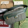 sy_no_8A5CAB4D0C8AEF58DB84AF08C491A75A_2 Gucci GG Jacquard Quilted Waist Bag / Chest Bag – Brown PVC