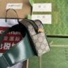 sy_no_8A5CAB4D0C8AEF58DB84AF08C491A75A_5 Gucci GG Jacquard Quilted Waist Bag / Chest Bag – Brown PVC