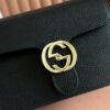 sy_no_8ACA855E1AE21E4C61BF718A3A6FB4AF_4 Gucci Interlocking G Grain Leather Chain Shoulder Bag