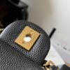sy_no_8AED357CFFE7547BEAAE47D58EB508EC_6 Chanel Black & Gold Caviar Leather Classic CF Quilted Chain Bag