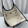 sy_no_8AFDB6627FE818767454F605F1CD1851_4 Black Smooth Leather Large Shoulder Tote