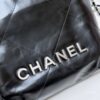 sy_no_8B08D0B843AC70C83387BDC55E33EBA1_4 Chanel 23A Mini 22 Bucket Bag – Glossy Calfskin Leather with Silver Hardware