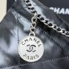 sy_no_8B08D0B843AC70C83387BDC55E33EBA1_5 Chanel 23A Mini 22 Bucket Bag – Glossy Calfskin Leather with Silver Hardware