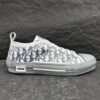 Dior B23 Grey Oblique Transparent Low-Top Sneakers