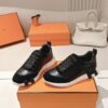 sy_no_8BCC96EFB0F87637E8985AE11A0DEBCC_2 Black Calf Leather & Suede Lightweight Sneakers