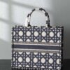 sy_no_8BD31FEABCF5DCAB4F6D9211FBEEF177_2 Blue Embroidered Large Book Tote Shopping Bag