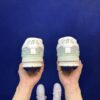 Louis Vuitton LV Trainer Mint Green Monogram Denim Retro Sneakers