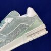 Louis Vuitton LV Trainer Mint Green Monogram Denim Retro Sneakers