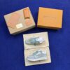 Louis Vuitton LV Trainer Mint Green Monogram Denim Retro Sneakers