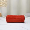 sy_no_8C463359AC110DDFFAE20C1506DBC403_3 Red Leather Cylindrical Underarm Shoulder Bag
