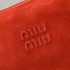 sy_no_8C463359AC110DDFFAE20C1506DBC403_6 Red Leather Cylindrical Underarm Shoulder Bag