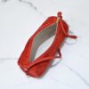 sy_no_8C463359AC110DDFFAE20C1506DBC403_7 Red Leather Cylindrical Underarm Shoulder Bag