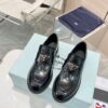 sy_no_8CC69B729E31E00840D71A5D6AD9EFBD_1 Black Glossy Leather Classic Flat Loafers
