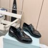 sy_no_8CC69B729E31E00840D71A5D6AD9EFBD_3 Black Glossy Leather Classic Flat Loafers