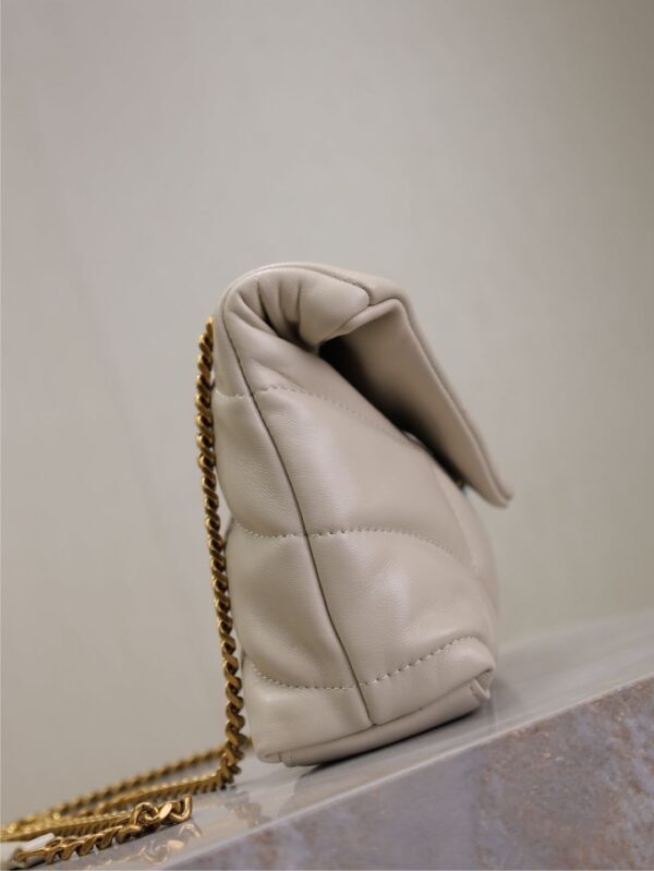 sy_no_8CDB1C548185EF8A88B1EF10AB1223DE_4 YSL Loulou Mini Double-Chain Bag – White Lambskin